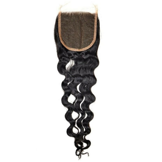 Brazilian Loose Wave 4x4 Transparent Closure - SHREYABEAUTYSTORE