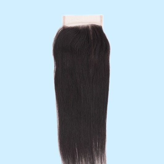Brazilian Silky Straight 4x4 Transparent Closure - SHREYABEAUTYSTORE