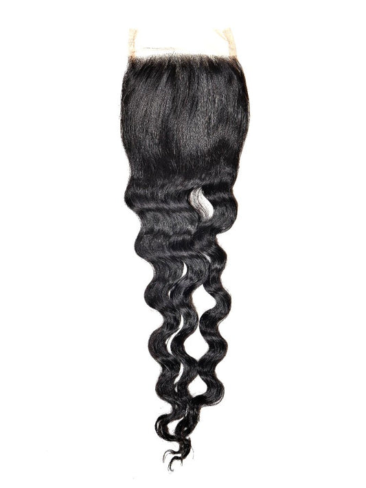 Brazilian Loose Wave 4x4 Transparent Closure - SHREYABEAUTYSTORE