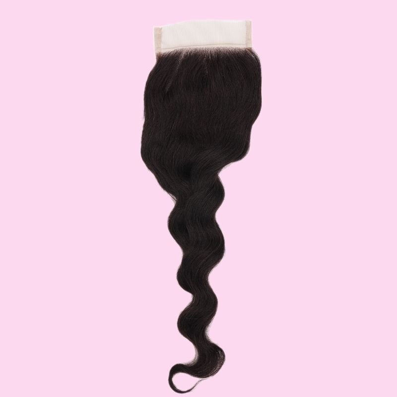 Brazilian Loose Wave 4x4 Transparent Closure - SHREYABEAUTYSTORE