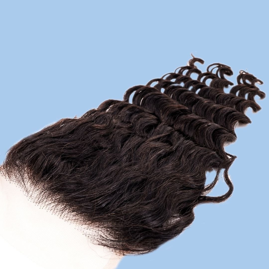 Brazilian Deep Wave 4x4 Closure - SHREYABEAUTYSTORE