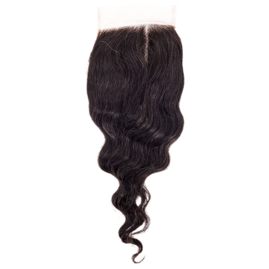 Brazilian Loose Wave 4x4 Transparent Closure - SHREYABEAUTYSTORE