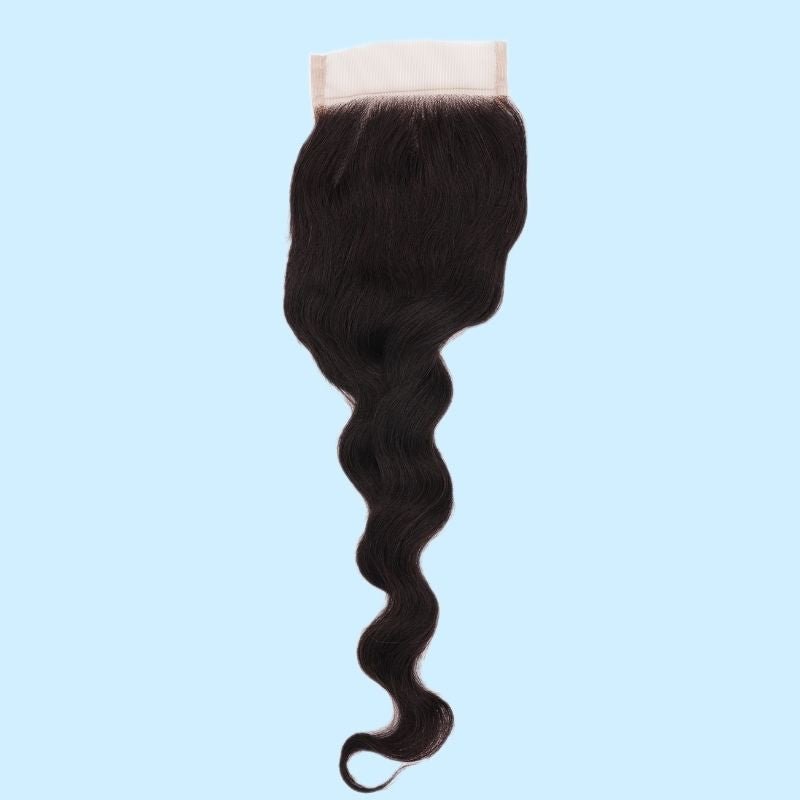 Brazilian Loose Wave 4x4 Transparent Closure - SHREYABEAUTYSTORE
