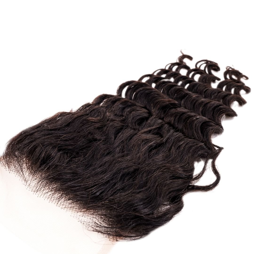 Brazilian Deep Wave 4x4 Closure - SHREYABEAUTYSTORE